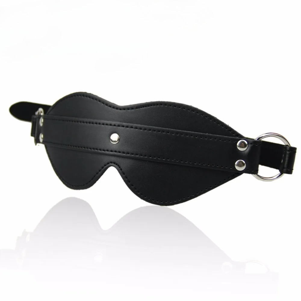 Party Games Mystery - Lederen blinddoek Spelletjes voor volwassenen BDSM