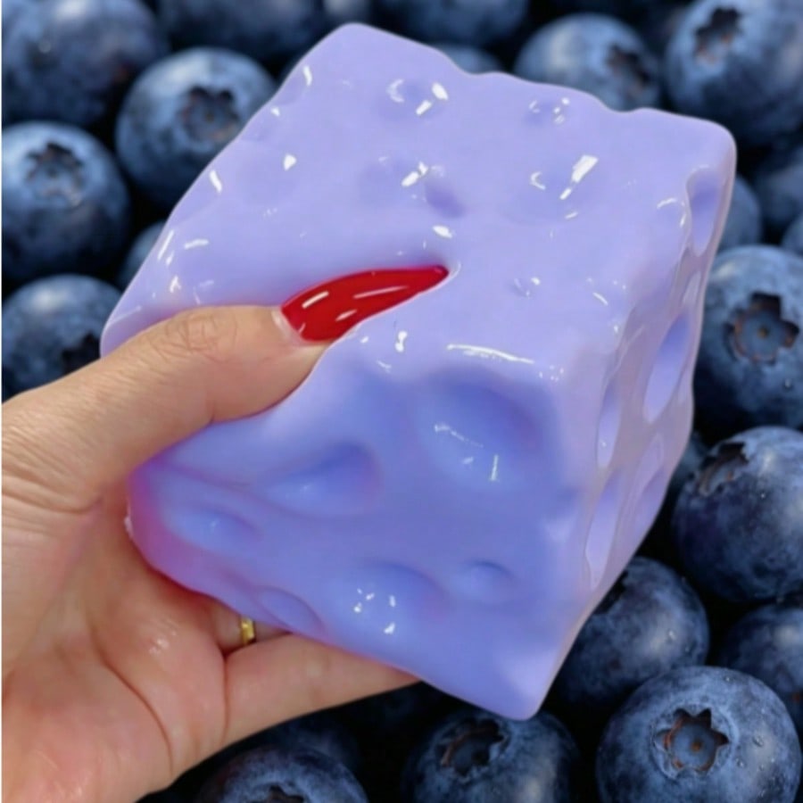 Party Games Crazy - Nieuwe Blueberry Cheese Cake Squishy Toy