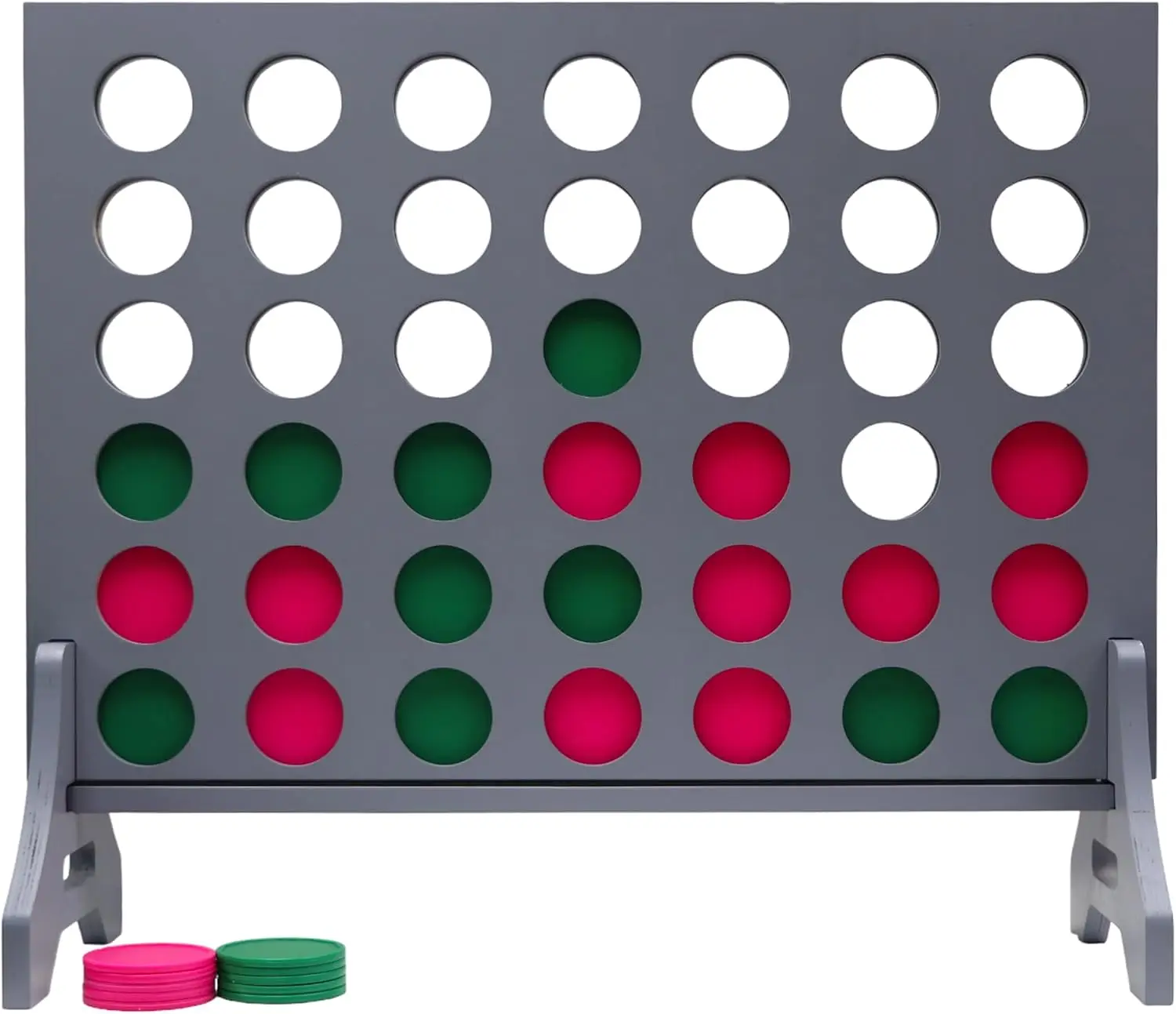 Party Games Adults Indoor - Gigantisch Vier-op-een-Rij Spel voor Gezin &
