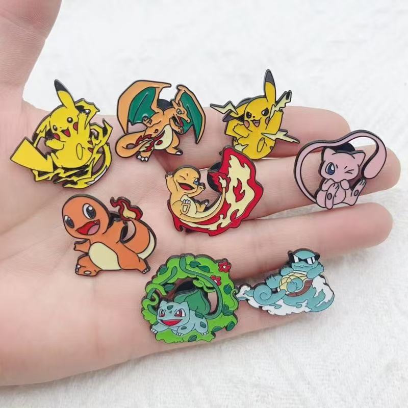 Party Games Crazy - 8 stuks legering drip oil cartoon
