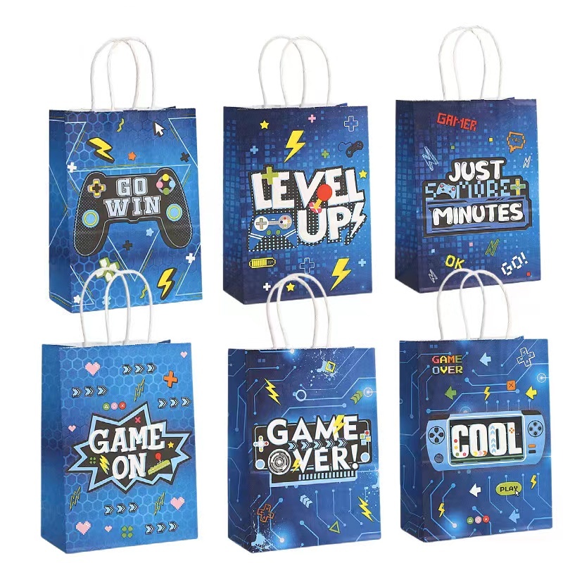 Party Games Gender Reveal - 6/24 Stuks Video Game op Thema