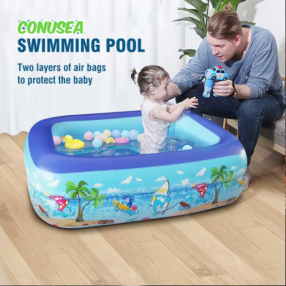 Party Games Kid Friendly - 1M Baby Opblaasbare Zwembaden Zwembad Waterzwembaden