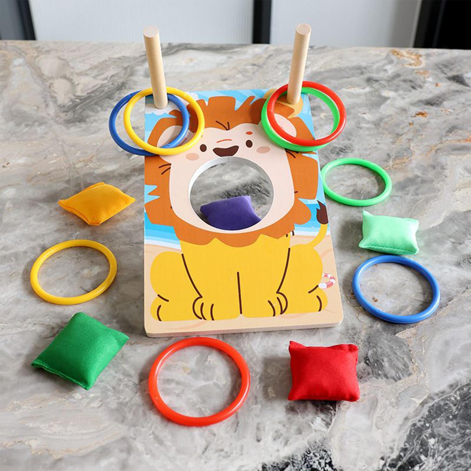 Party Games Adults Indoor - Houten Zitzak Toss Game Ring &