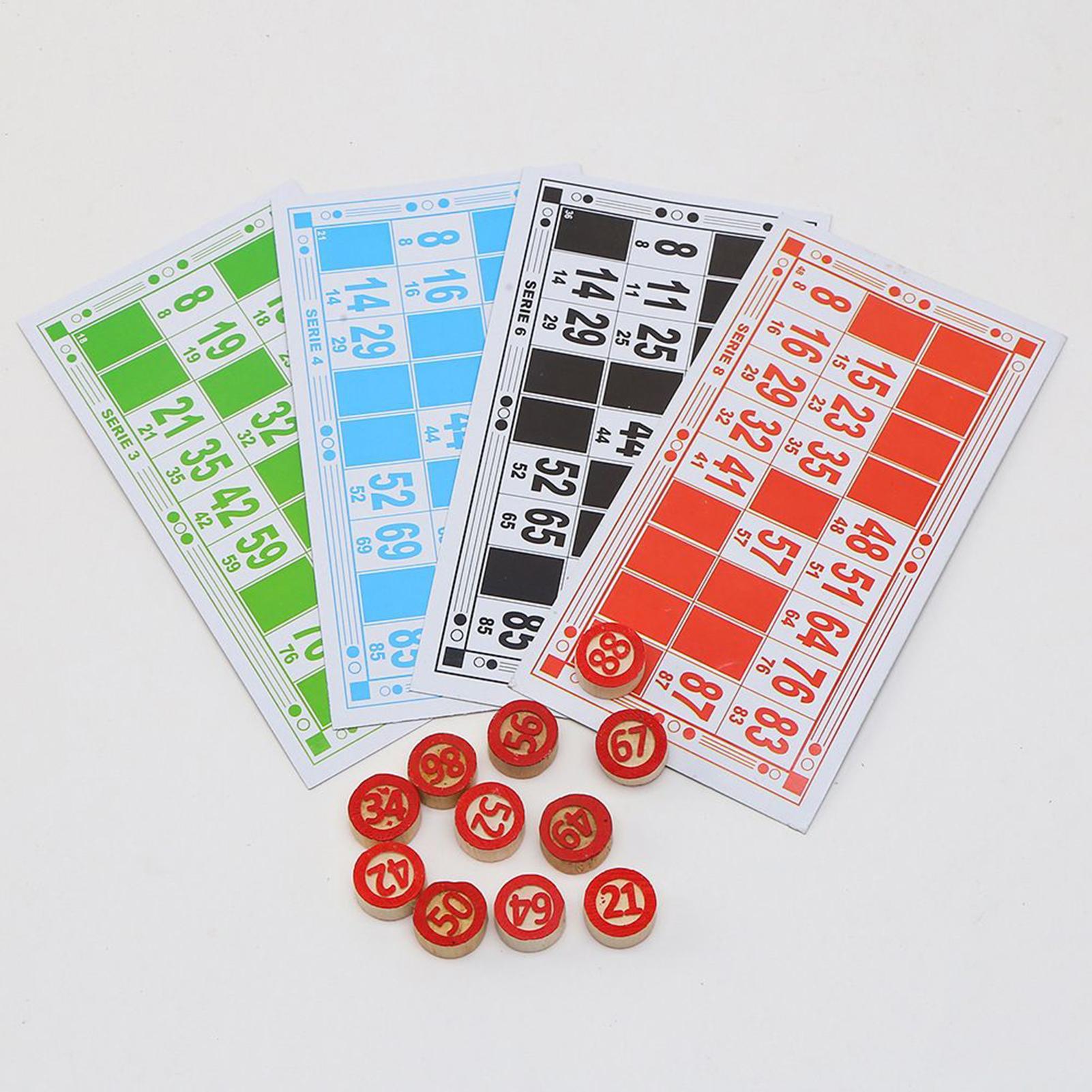 Party Games For Large Groups - Bingo Set Grappig Educatief Interactief Vintage
