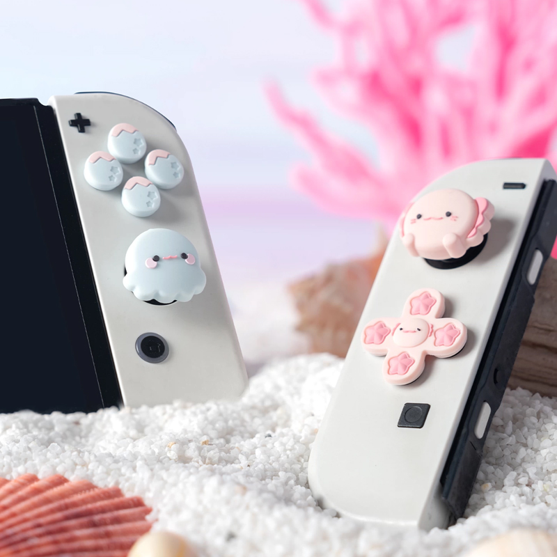 Party Games Nintendo Switch - Aquarium party siliconen zachte D-pad knop