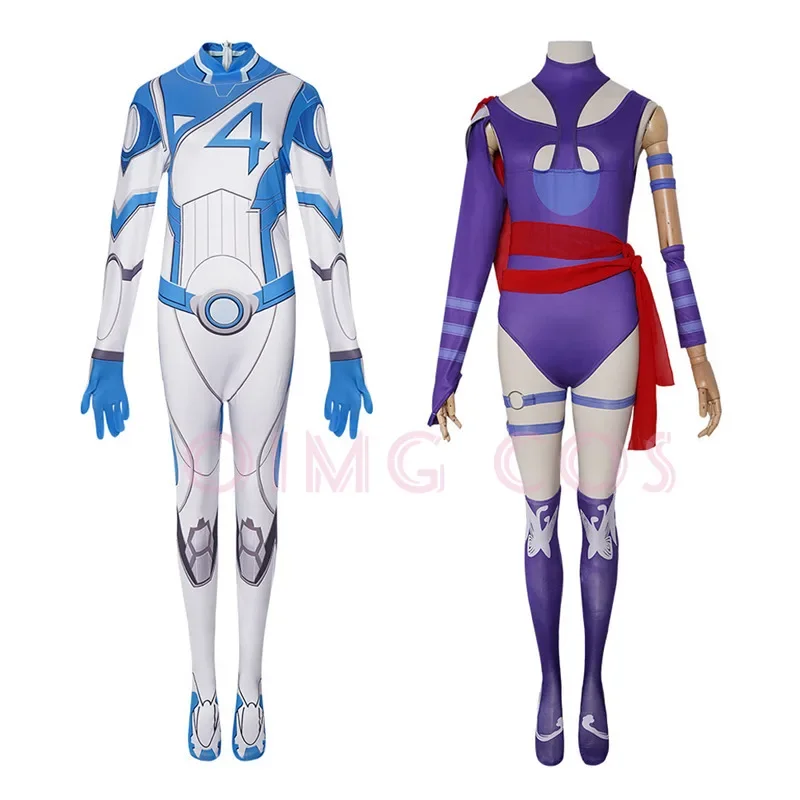 Party Games For Adults - Onzichtbare vrouw Psylocke cosplay kostuum volwassen