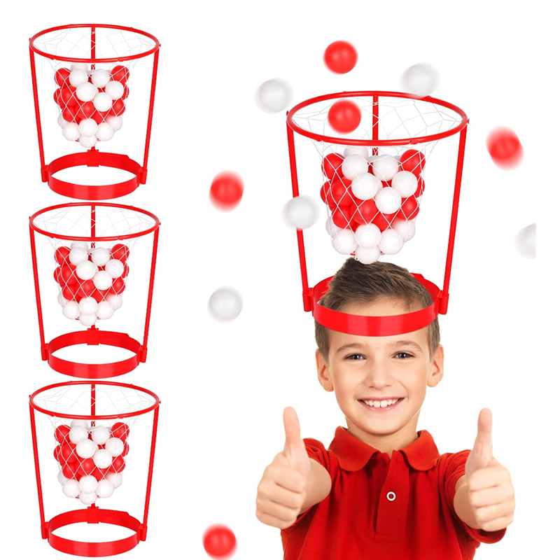 Party Games Adults Indoor - Head Hoop Basketball Party Game Set