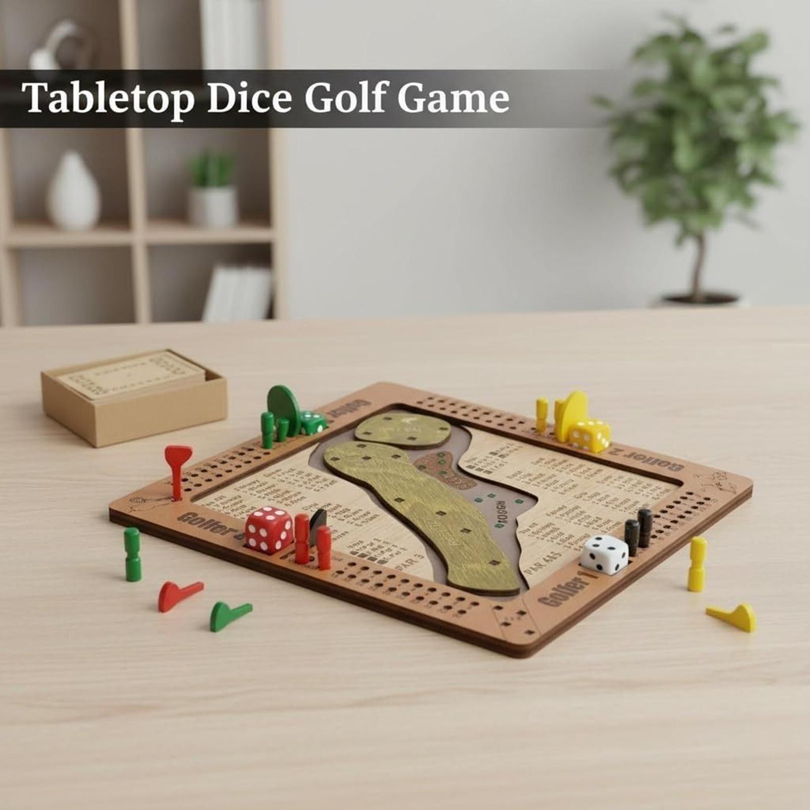 Golfdobbelspel Houten uitdagen - Party Games Adults Indoor recensie en prijs