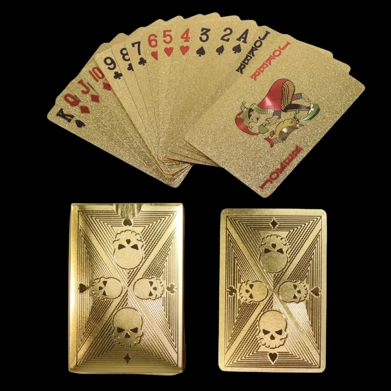 Goudfolie Schedel Poker Kaarte - Party Games Using Cards recensie en prijs
