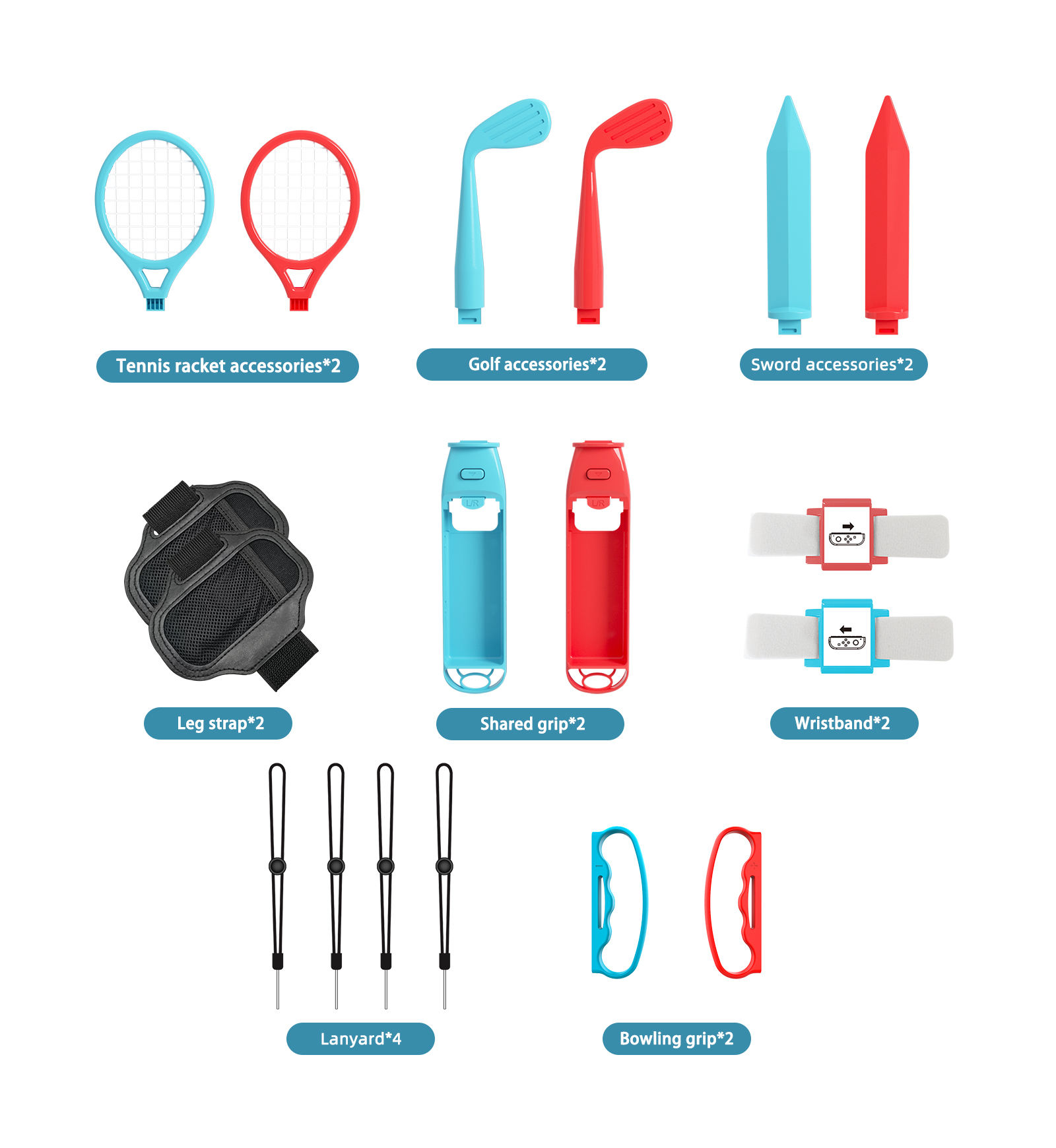 18-in-1 accessoireset voor Swi - Party Games Nintendo Switch recensie en prijs