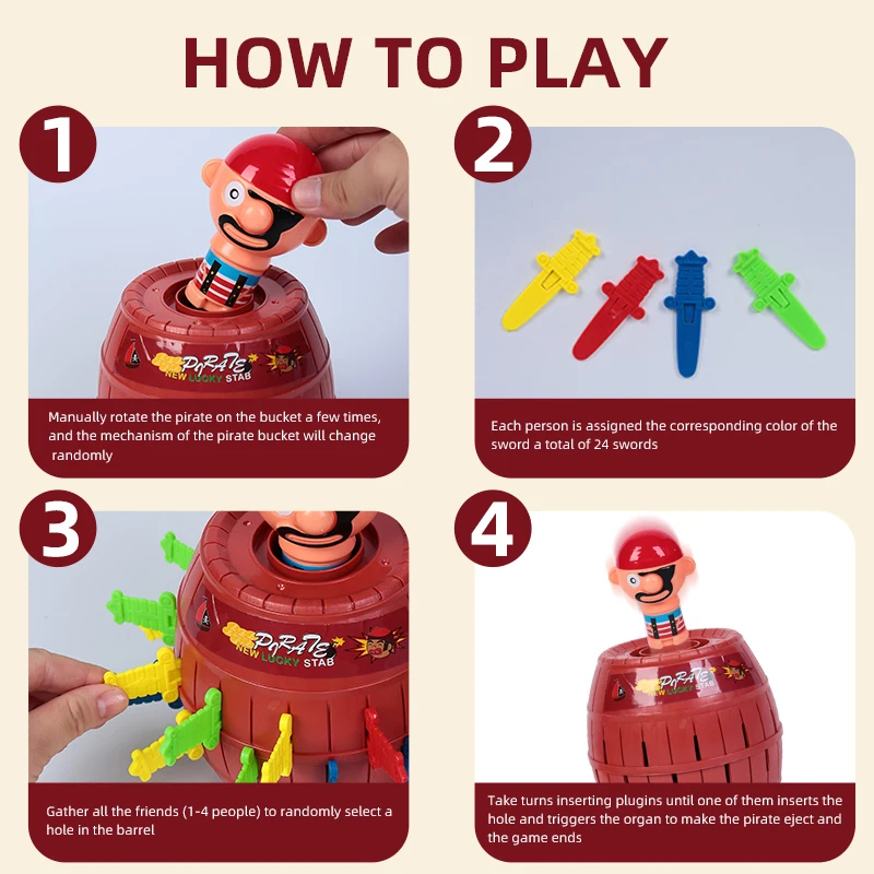 Grappige grapjesset piratenemm - Party Games 15 In 1 recensie en prijs