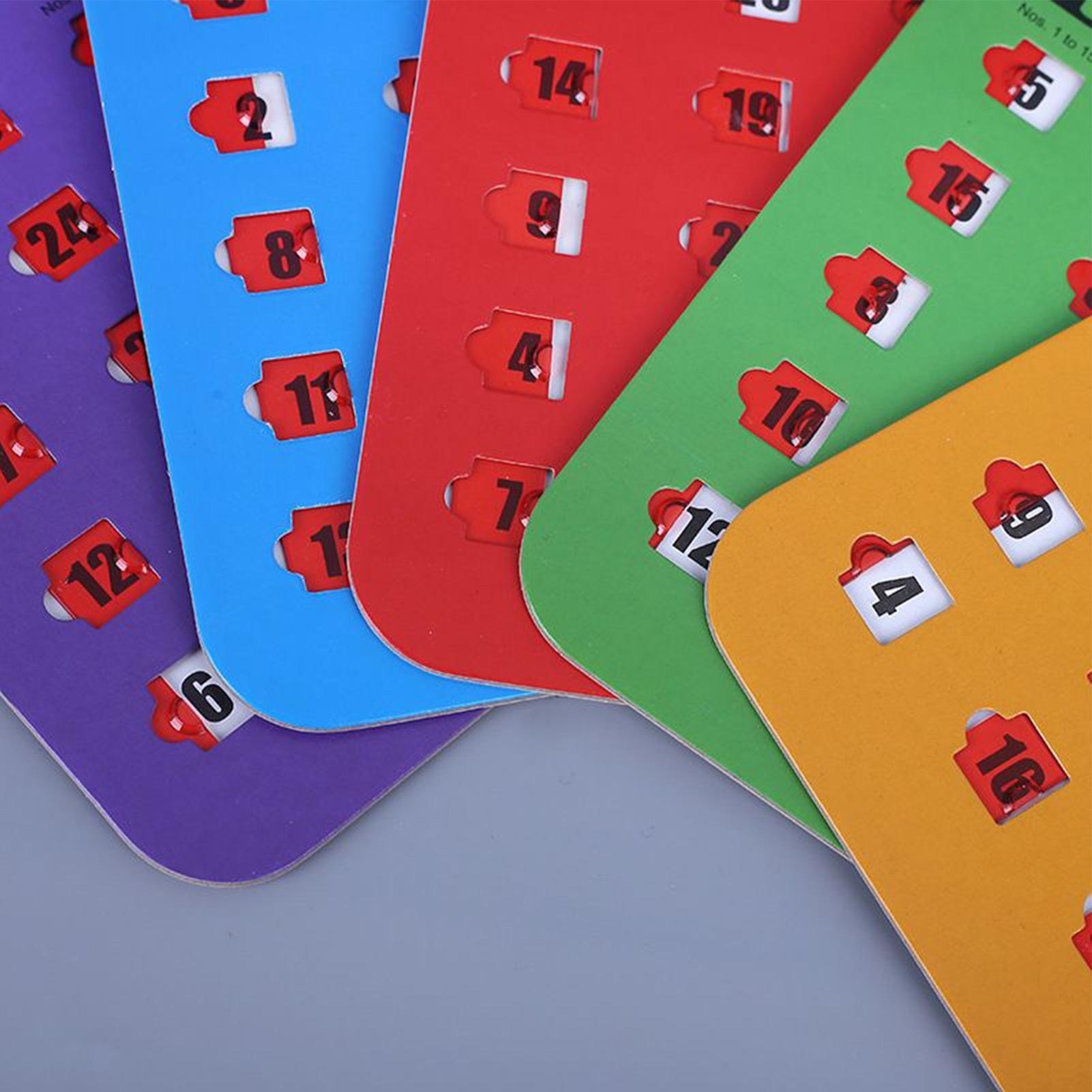 5 stuks Bingo-spelkaarten met  - Party Games For Large Groups recensie en prijs
