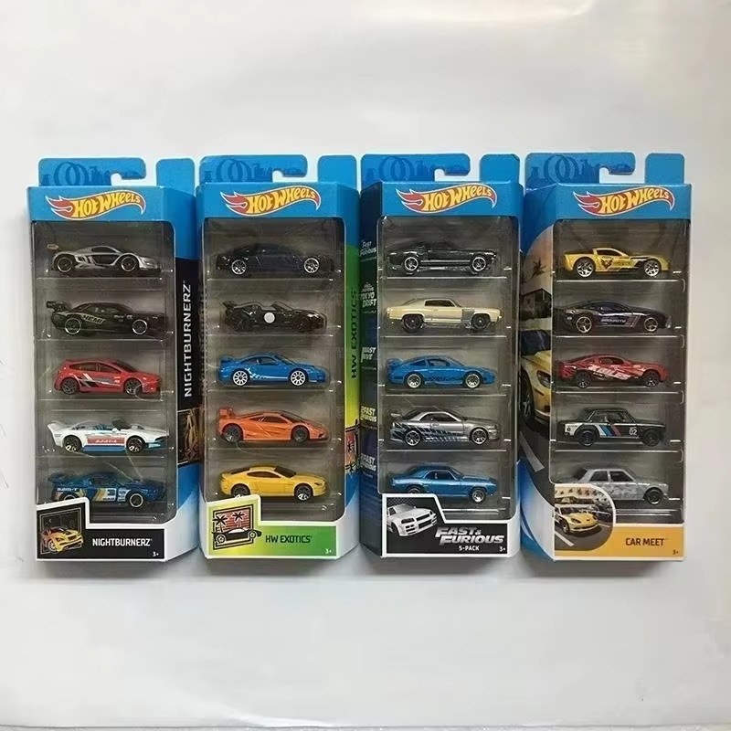 Hot Wheels Five Cars Set 1806  - Hot Wheels Car Track Sets recensie en prijs