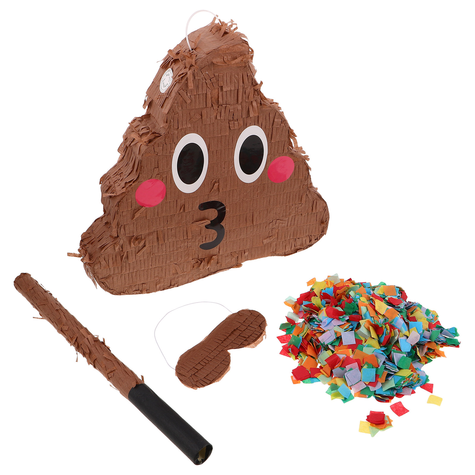 1 set poep-thema piñata voor k - Party Games Easy Kids recensie en prijs