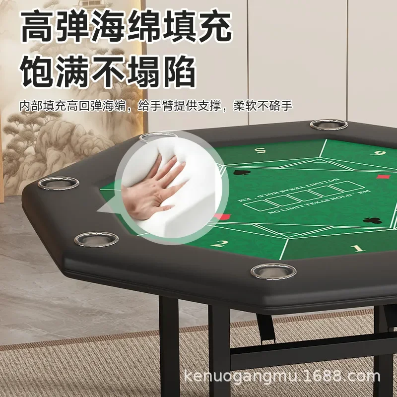 Opvouwbare achthoekige pokerta - Party Games Using Cards recensie en prijs