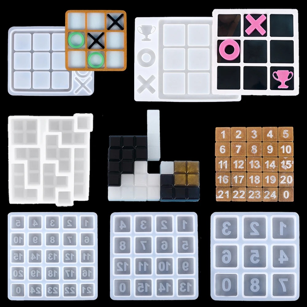Tic Tac Toe Siliconen Hars Mal - Party Games Kid Friendly recensie en prijs