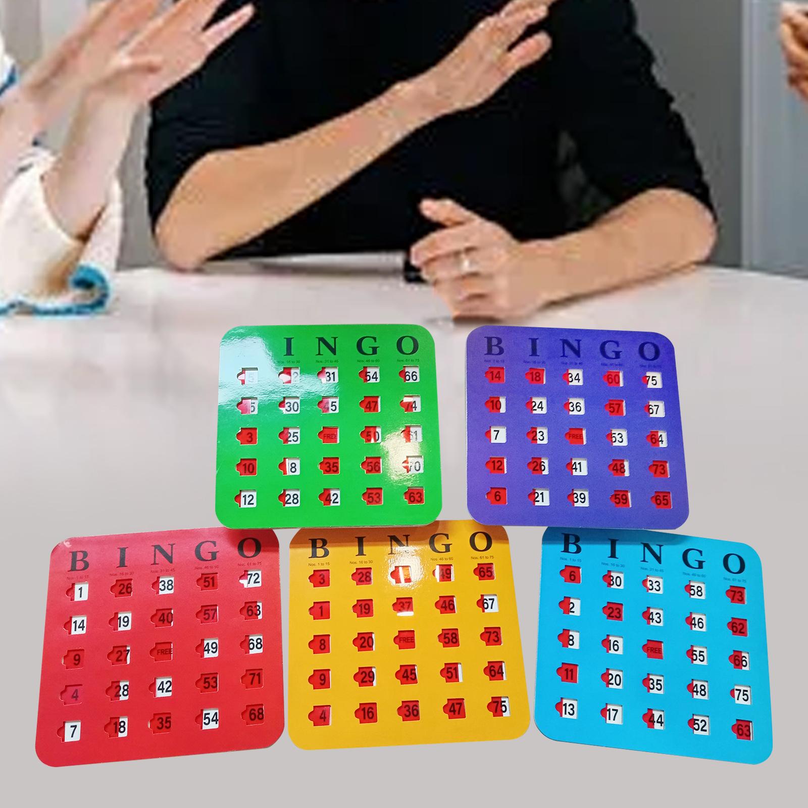 5-delig groot bedrukt bingokar - Party Games For Large Groups recensie en prijs