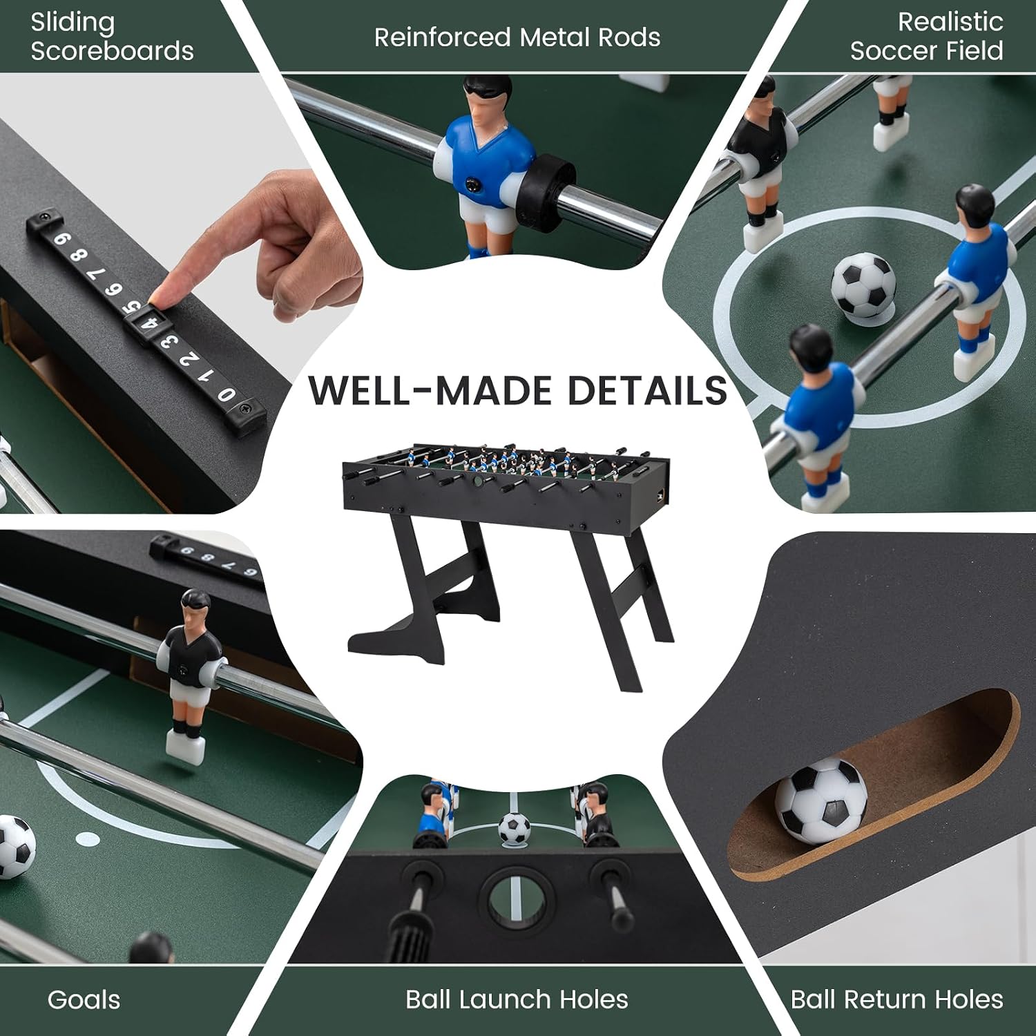 Vouwbare voetbaltafel, volform - Party Games Adults Indoor recensie en prijs