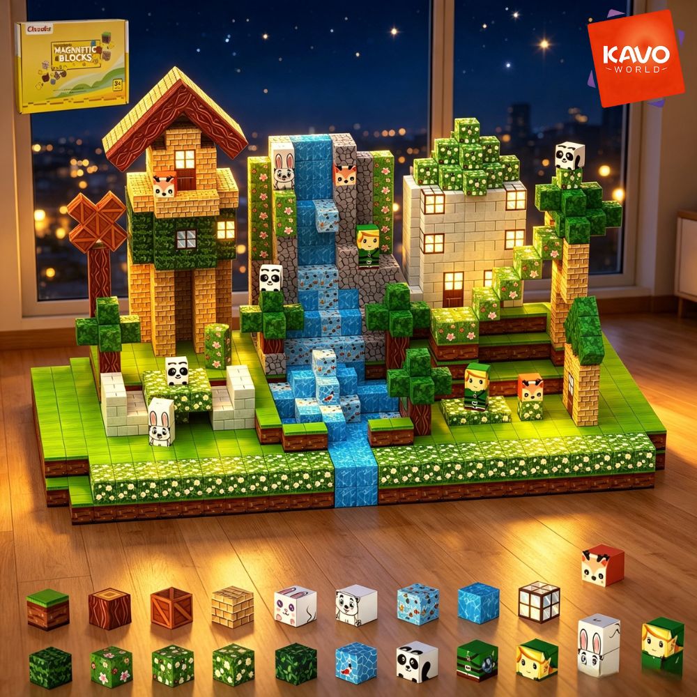 KAVOWORLD 150-delige Magnetisc - Party Games Easy Kids recensie en prijs
