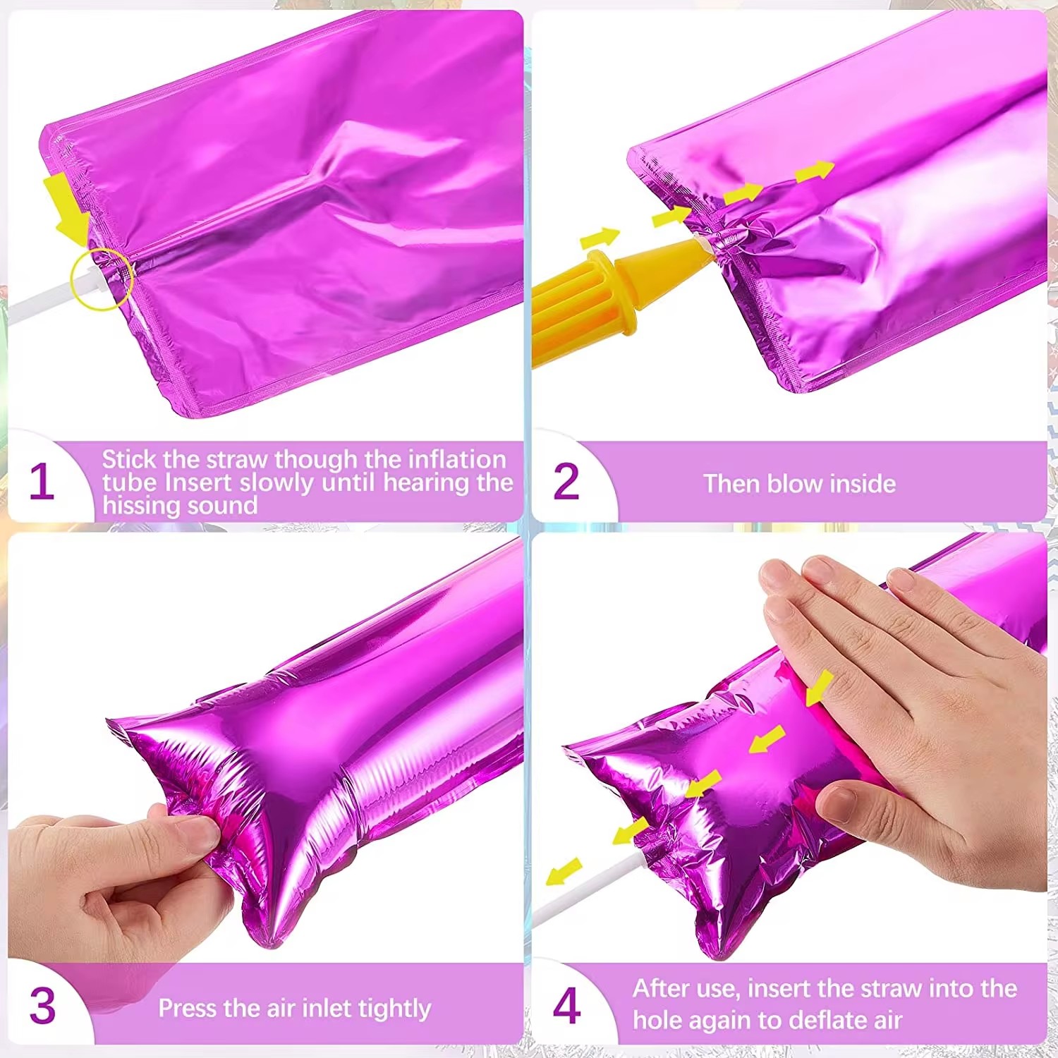 10/30 Pc Aluminium Film Opblaa - Party Games Gender Reveal recensie en prijs