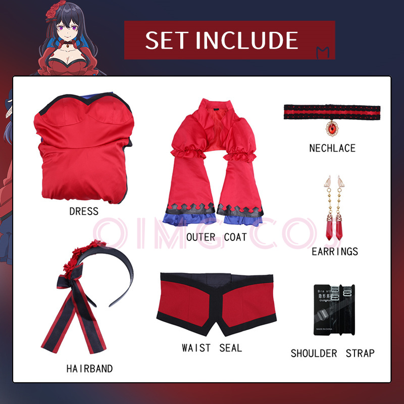Scarlett Castiel Cosplay Kostu - Party Games For Adults recensie en prijs