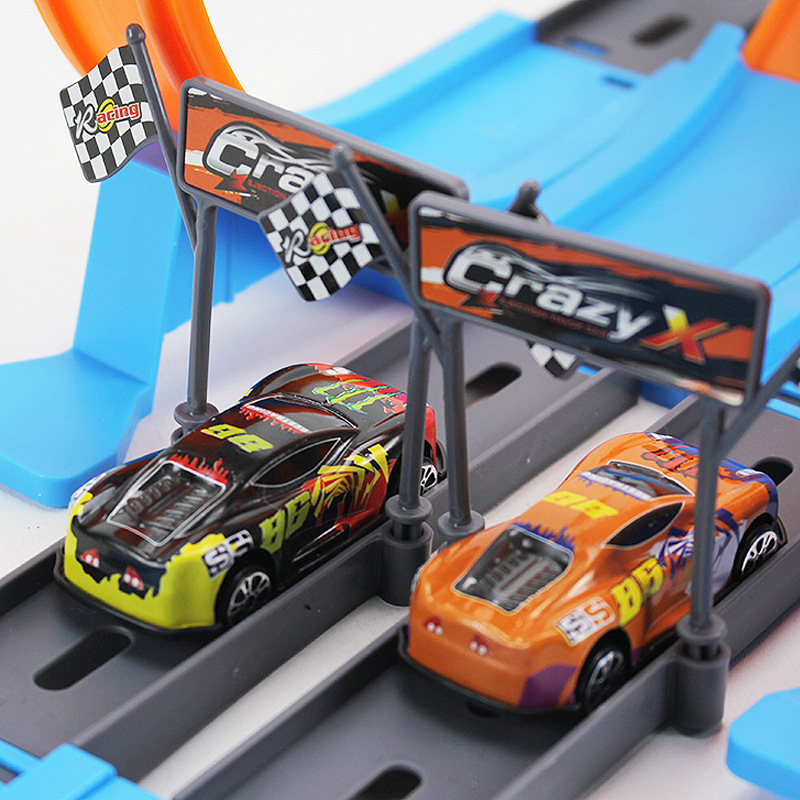 Hot Stunt Snelheid Dubbele Aut - Hot Wheels Car Track Sets recensie en prijs