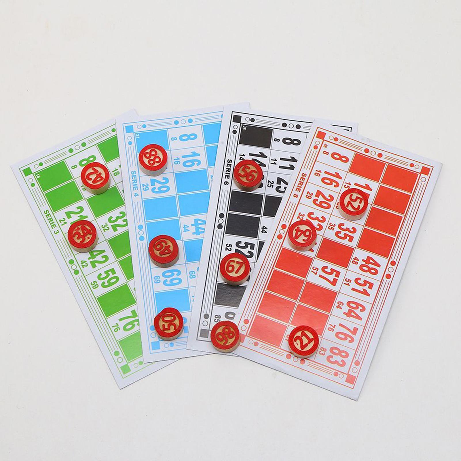 Bingokaartspel Vintage houten  - Party Games For Large Groups recensie en prijs